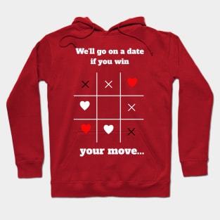 Tic Tac Toe Love game Hoodie